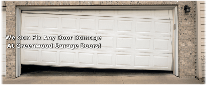 Garage Door Off Track In Greenwood